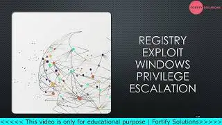 Window Privilege Registry Exploit - Windows Privilege Escalation technique