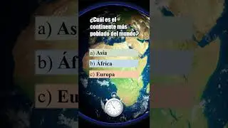 🌍 Continente más poblado