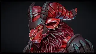 Baphomet Model 3d for c4d free downloads (file describe)