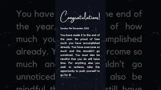 Daily Words of Wisdom - 31st December #manifesting #motivation #lawofattraction