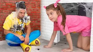 Eva and Dad Escaping the 100 Layers Challenge