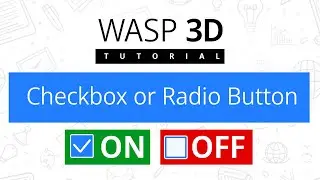 WASP 3D | CHECKBOX SWITCH CASES | RADIO BUTTON | BROADCAST GRAPHICS
