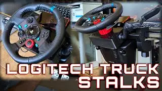 Real Truck Steering Angle & Stalks for Logitech G Series G25 G27 G29 G920 G923