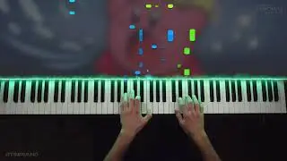 KIRBY MUSIC but it sounds RUSSIAN (Piano Cover) feat. LyricWulf & SMB [Advanced]