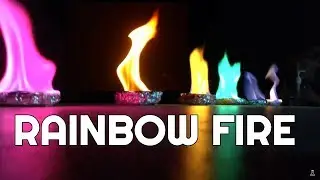 How To Make RAINBOW FIRE At Home! DIY Science Experiment!