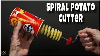Build a spiral potato cutter - simple and practical
