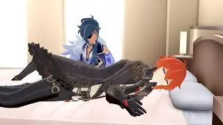 Are you sleep Diluc?| MMD Genshin Impact