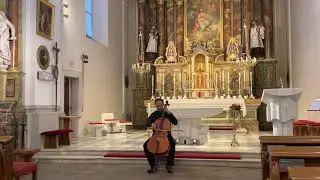 Bach, Suite no. 4 (selections) - Alvin Wong, cello