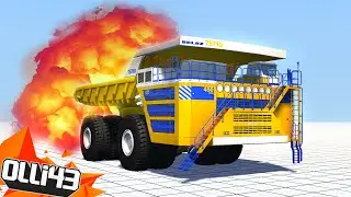 DUMP TRUCK DESTRUCTION?! (BeamNG Drive Crashes!)