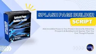 PHP Splash Page Builder Script Admin area - How to Use