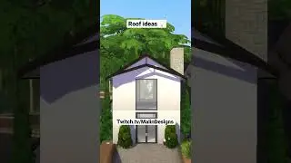 Roof ideas 💡 the Sims 4 Tutorials BASE GAME 