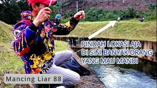 PINDAH SPOT KE SUNGAI MALAH DI HAJAR IKAN BAUNG BERTUBI-TUBI