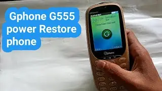 GPhone g555 power restore phone code