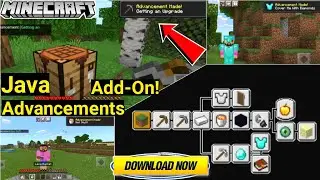 Advancements Add-On! In Minecraft Pe | Achievements Mod In MinecraftPe |McpeAdd-on | in hindi | 2021