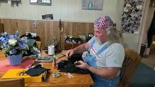 Cleaning papa's gun