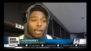 Jalen Ramsey on INT & Being Disrespected
