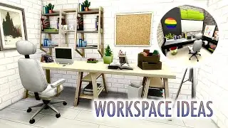 3 Workspace Ideas / The Sims 4 Base Game / 3 Идеи для рабочего места / Симс 4 Базовая Игра