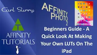 iPad Beginners Guide - Making your own iPad LUTs