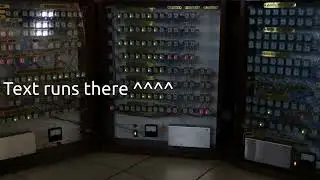 Demo: Relay computer scrolls the text (50x speed)