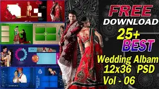 2021🥰 BEST 12X36 Wedding Album Design PSD // Wedding Album Design 25 PSD Free Download // Vol 06