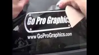 Die Cut Vinyl Instructions by Go Pro Graphics