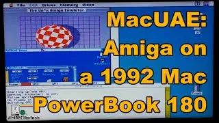 My 68K Mac Emulating an Amiga with MacUAE is Spectacular...  