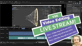 Livestream: Real-time Video Editing in Blender's VSE (Part 1)