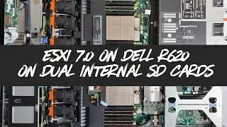 Dell PowerEdge R620 Install ESXi 7.0 on Dual SD Card 