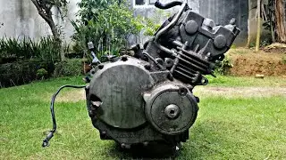 Restoration Old Motorcycle Engine Honda CB250F1 HORNET | HONDA Hornet Engine Full Restoration