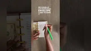 Cash Envelope Saving Wallet 