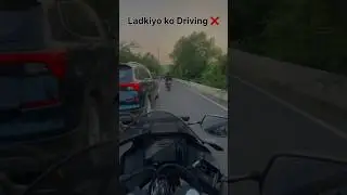 Ladkiyon ko Driving ❌ #MR.Aj_RIDER #r15v4 #motovlog #vlog #viralvideo #rider #trending #rider #blog