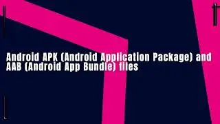 Unity 3D : Android apk vs aab|Unity Android Build and Run (aab vs apk)|What is Android App Bundle?