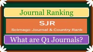 What is Q1 ranking? | Journal Rankings | SCImago Journal Rank