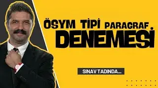 ÖSYM Tipi | Paragraf Denemesi | Rüştü Hoca