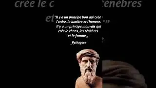 Pythagore : Le Théorème D'une Vie Simple. #shorts #citations #pensées