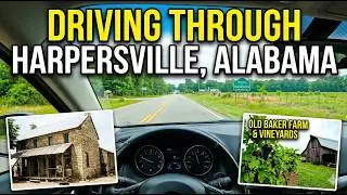 Driving Through Harpersville, Alabama