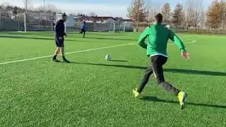 UK's number one 1on1 coach Dave1on1 skills session. Dave1on1 on tour in Iceland.