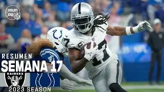 Las Vegas Raiders vs. Indianapolis Colts | Semana 17 NFL 2023 | NFL Highlights Resumen en español