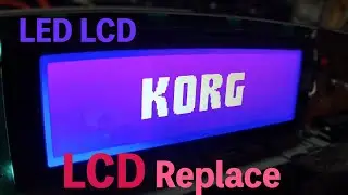 restoration KORG wavestation LCD Replacement (EZAS music/ A/D Rack /wavetable/Repair