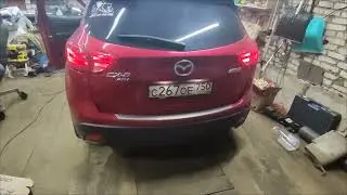 mazda cx5 2.5 звук выхлопа вообще без глушителя