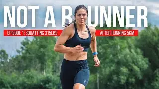CrossFit Athlete Run & Squat Maxes // NOT A RUNNER ep1