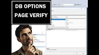 DB Options : Page Verify