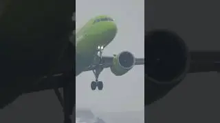 Взлет Airbus A320 S7 
