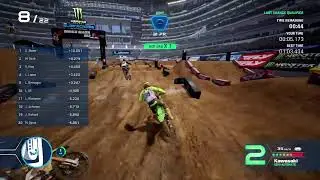Playing some SuperCross 4 250 career