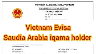 Vietnam Evisa from Saudia Arabia 🇻🇳🇸🇦 #saudiarabia #shortvideo #dubai #vietnam #evisa