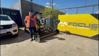 Earthmoving Attachments: Power Rake with Jerry