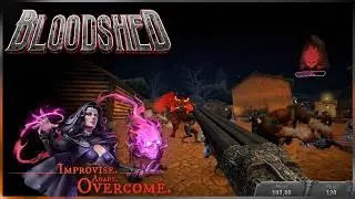 This New Pixel-Art BOOMER SHOOTER is Insane💥🔫 - BLOODSHED Gameplay