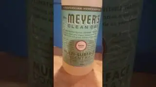Mrs Meyers multi-surface concentrate cleaner REVIEW...