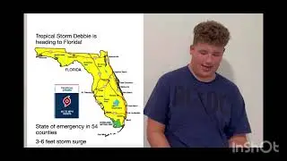 Your 7 day forecast starting August 3rd and a look at Tropical Storm Debbie hitting Florida