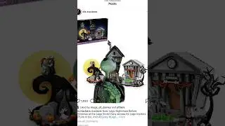 Nightmare Before Christmas Lego Available Now! #collector #toycollector #lego #spookyseason #shorts